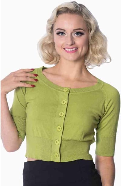 Dancing Days - RAVEN Cardigan - 4XL - Groen
