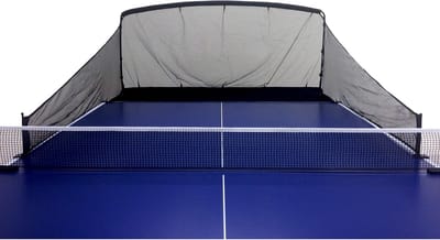 Tafeltennis Bal Vangnet - Oefennet Balverzameling - Balverzameling Training - Koolstofvezel Frame - 66x28x60 inch - Zwart
