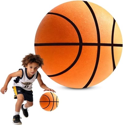 Basketbal Maat 7 - Geluidsarme Indoor Basketbal voor Training, Verbeter je Dribbelvaardigheden met Foam Bal en Geluidsreductietechnologie