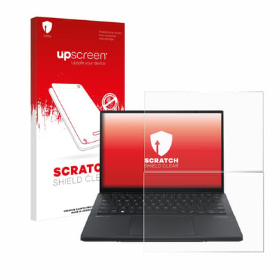 upscreen - Screenprotector voor ASUS ZenBook Duo OLED 2024 UX8406 - Folie Beschermfolie transparant