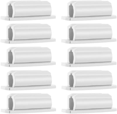 10 Stuks Zelfklevende Siliconen Penhouder Clips voor Potloden en Pennen, Multifunctionele Schrijfhulpmiddelen en Organizers