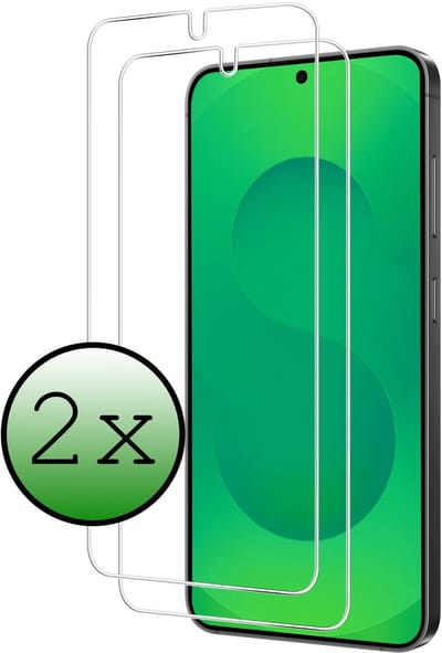Screenprotector - 2 Stuks Geschikt voor Samsung Galaxy S25 Edge - Extra Sterk - Beschermglas - Gehard Glas - Tempered Glass - Screen Protector