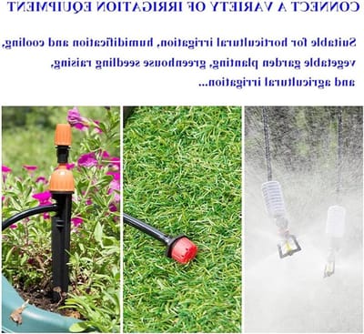 Micro-irrigatieslang - Druppelslang PVC - Planten Water Geven - Flexibel Zacht PVC - 40 meter - Zwart