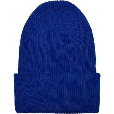 Urban Classics - Recycled Yarn Ribbed Knit Beanie Muts - Blauw