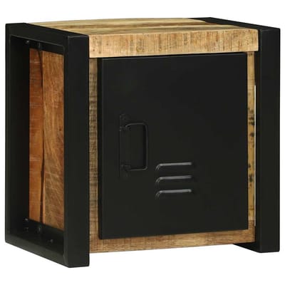 vidaXL - Badkamerkast - Bruin - 40 - x - 30 - x - 40 - cm - Massief - Mango - Hout