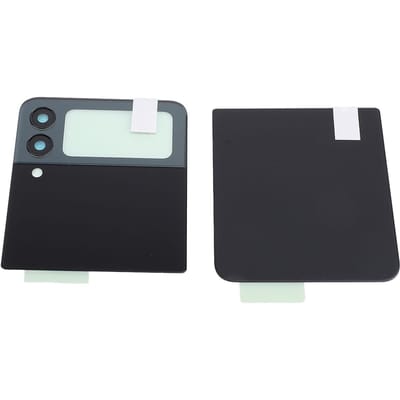 Achterkant Glas Vervanging voor Galaxy Z Flip 3 5G F711 Telefoon Achterpaneel Cover Behuizing Achterklep met black