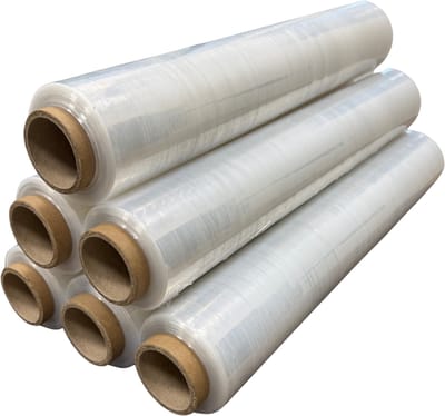 Handwikkelfolie Transparant 20 micron – 50 cm x ±200 m – 6 Rollen