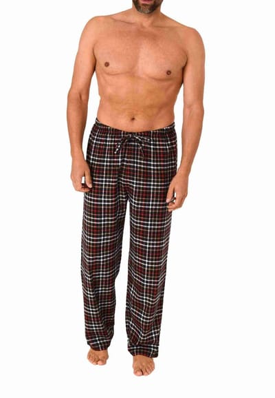 Flanellen pyjamabroek voor heren, geruit katoen - ideaal om te relaxen - 222 122 15 872