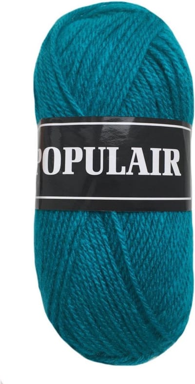 Beijer BV Populair acryl garen - turquoise (13) - pendikte 3,5 a 4 - 1 bol