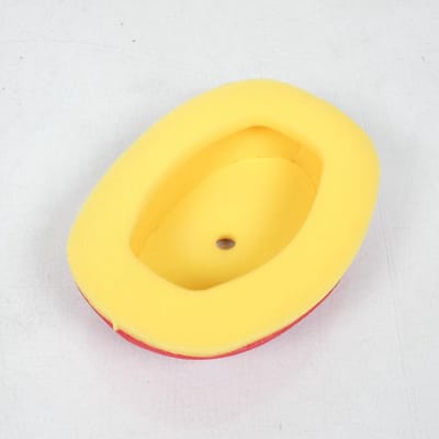 Mousse Rouge Jaune de Filtre à air 3AS Racing pour moto Honda XR 650 L 1993-2013