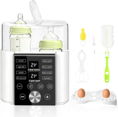 Multifunctionele Flessenwarmer met LCD Display, BPA-vrij, Nauwkeurige Temperatuurregeling en Automatische Uitschakeling voor Alle Flessen