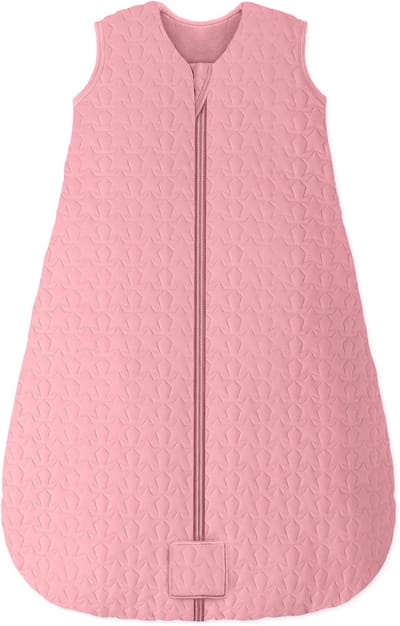 Baby Slaapzak - Babywikkeldeken Draagbare Deken - Veilig Slapen - Zacht Fleece Gevuld - 0-6 maanden - Bonenpasta