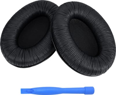 Vervangende Oorkussens voor Sennheiser HD280/HD280-13/HD280-Pro/HD281/HMD280/HMD280 Pro/HMD280-13/HMD281/HMD281 Pro Hoofdtelefoons van MMOBIEL – Memory Foam, Protein PU Koptelefoon Oorkussens – Zwart