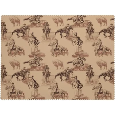 Vintage Rodeo Cowboy Tafelkleed, Wild West Paard Vee Boerderij Landelijk Houten Badkuip Thema Wasbare Tafelhoes voor Eetkamer 90x140cm brown