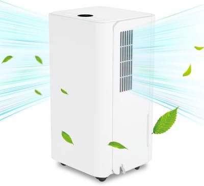 Luchtontvochtiger - Vochtvreter - Schimmel Voorkomen - Automatische Uitschakeling - 16 Liter Per Dag - Wit