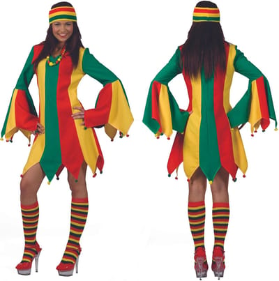 Funny Fashion Carnavalskleding - Rood, geel, groen kleding voor volwassenen