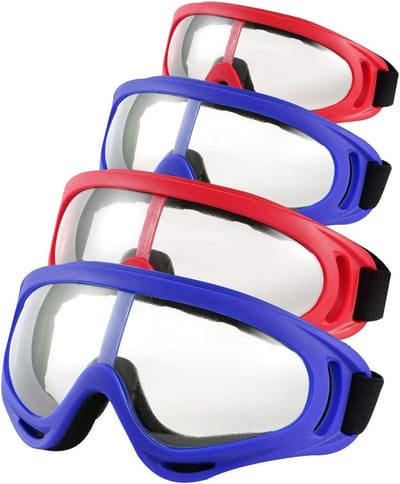 4-pack veiligheidsbrill - winddicht stofdicht - flexibele bril - buitensporten - CS Army Nerf - tactische goggles - oogbescherming Veiligheidsbril