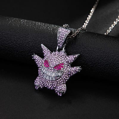 Populaire Europese en Amerikaanse Gepersonaliseerde Grappige Kettingen Huisdier Sprite Heren- en Dameskettingen en Accessoires black
