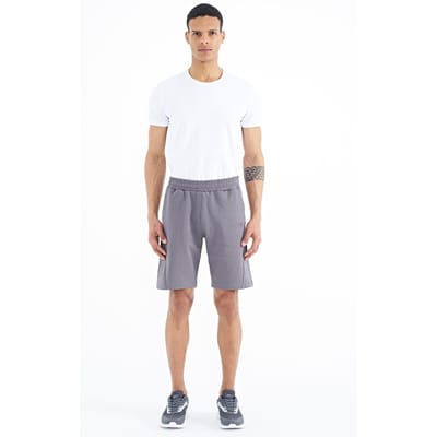 Heren Katoenmix Sweatershorts