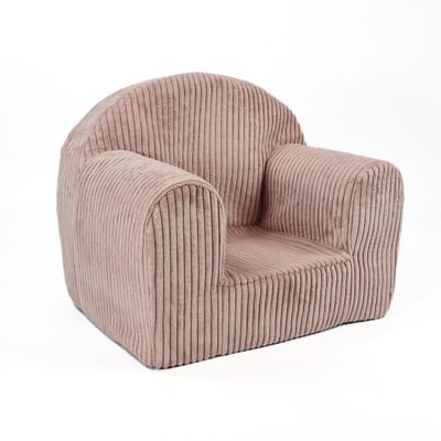 Dailygoods- Kinderstoel Mini - Ergonomisch - Corduroy - Knuffelstoel - Gecertificeerd Oeko-Tex - 40 x 33 x 39 cm - Comfortabel - Kindersofa