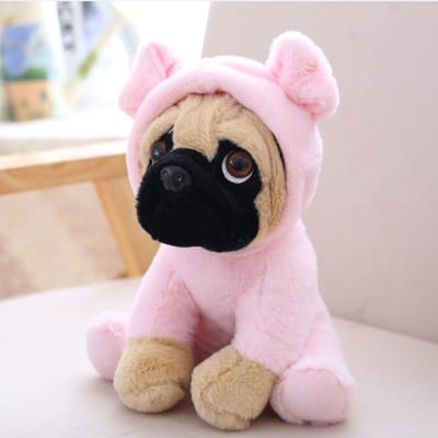 Levensechte Pluche Gesimuleerde Hond Sharpei Mopshond Lief Hondenpuppy Pluche Speelgoed Dier Kinderen Jongens Meisjes Verjaardag Kerstcadeaus Decor 20cm