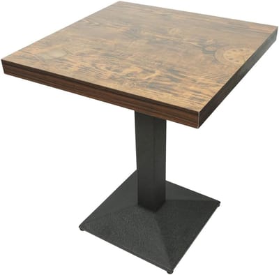 Klaptafel - Tuintafel - Buiten eten - In hoogte verstelbaar - 60 x 60 cm - Zwart