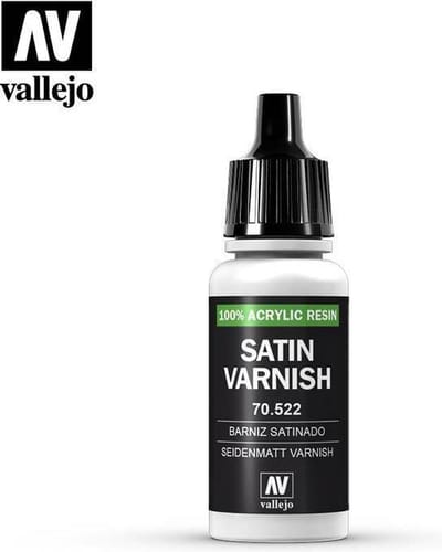 Vallejo Hobbyverf Acrylverf - 70522 Varnish - Satin - Acryl Verf flesje - 17 ml