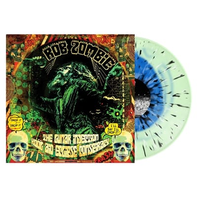 Rob Zombie - The Lunar Injection Kool Aid Eclipse Conspiracy (Blue In Bottle Green With Black and Bone Splatter Vinyl)
