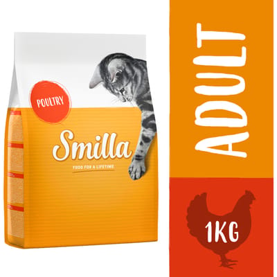 1 kg Smilla Adult Gevogelte Kattenvoer Droog
