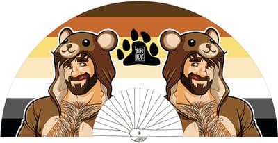 M PROUD ADAM TEDDY Pride Fan