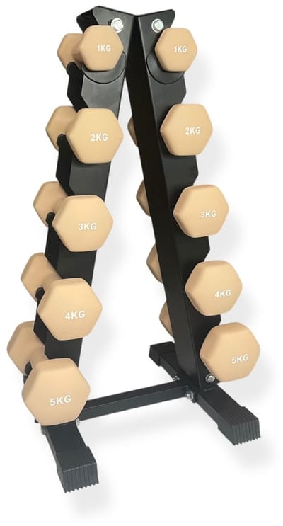 Padisport Dumbell Toren 10 Dumbells - Dumbell Rek - dumbells set - Halter Rek - Dumbell Toren - Dumbell Opbergrek