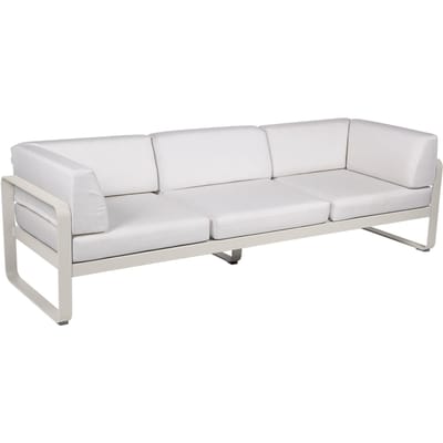Fermob BELLEVIE club sofa 3 zits - A5 leemgrijs - 81 witgrijs