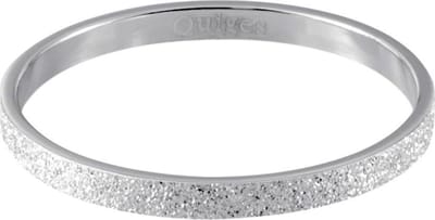 Quiges Stapelring Dames - Vulring Glitter - RVS Zilverkleurig - Maat 17 - Hoogte 2mm - SP029S17