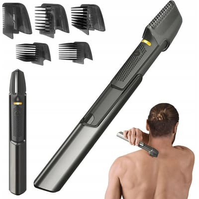 5 in 1 Baardtrimmer voor mannen - haartrimmer - draadloze Tondeuse - trimmer voor Hoofd en Baard incl. 5 opzetstukken
