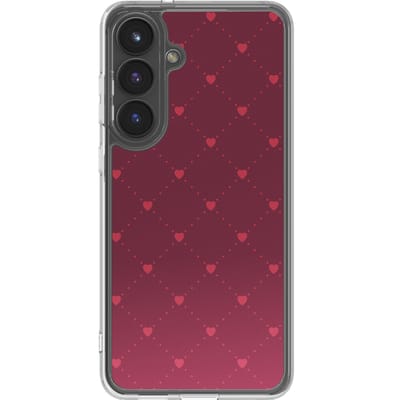 imoshion Hoesje - Geschikt voor Samsung Galaxy S25 FE - Design hoesje - Crush Check Coral Dust