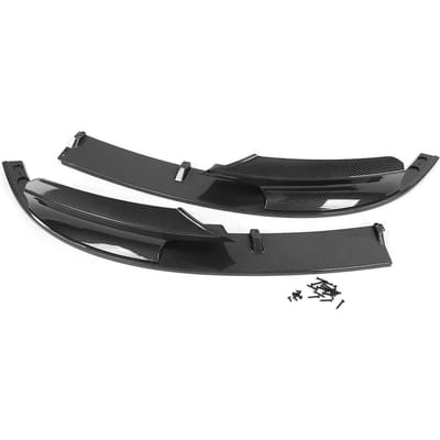 Spoiler Lèvre de Pare-chocs Avant Style Fibre de Carbone Séparateur pour M Performance Convient pour Série 3 F30 F31 M Sport 2013‑2019 black