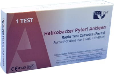 Helicobacter Pylori Antigeen - zelftest - stoelgang - Alcoline - geschikt voor zelfafname - 1 testkit