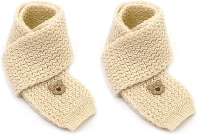 Warme Kindersjaal Set van 2 Stuks, Zachte Gebreide Tubesjaal, Neckerchief en Nekwarmer voor Peuters en Kinderen