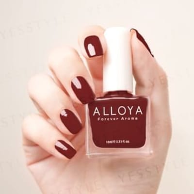 ALLOYA - Water-Based Natural Nail Polish Environmental Friendly 187 Bloody Jazz 10ml