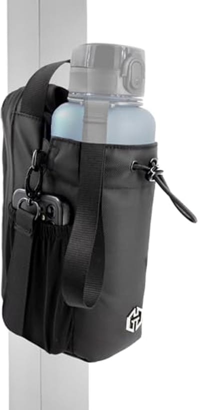 Magnetische Sporttas met 1.5L Fleshouder - Compacte Bag voor Training en Dagelijks Gebruik