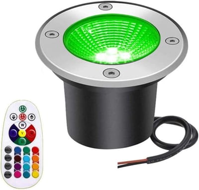 Buitenlamp LED - Grondspot Tuinverlichting - Tuin Verlichten - RF Afstandsbediening - 6W - RGB