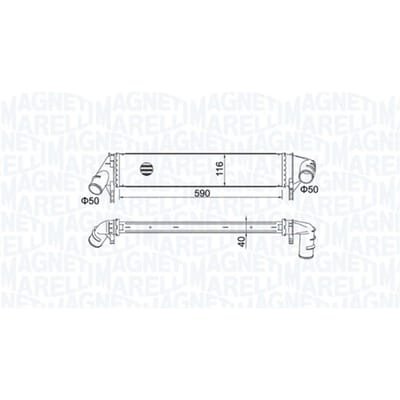 InlaatluchtRadiator MAGNETI MARELLI 351319205260