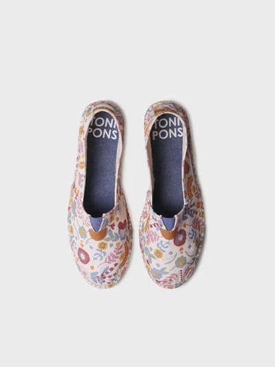 Klassieke unisex espadrille met print | BLANES-TJ