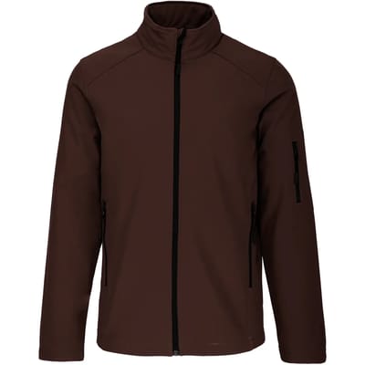 Kariban Softshell jas K401 - Chocolate - XL