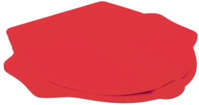 Geberit Bambini - Kinder wc bril met ondersteunende functie, karmozijnrood 573363000
