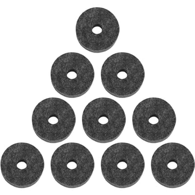 20 Stuks Bekken Vilt Onderlegringen Stand Vervangingsonderdelen Drumstel Accessoire Antislip 4cm Grijs grijze kleur