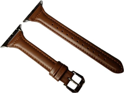 Fungus - Smartwatch bandje - Geschikt voor Apple Watch 38 / 40 / 41 mm - Series 1 2 3 4 5 6 7 8 9 SE iWatch - PU leer - Bruin