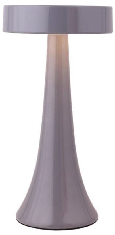 Bureaulamp Nova LED op accu grijs