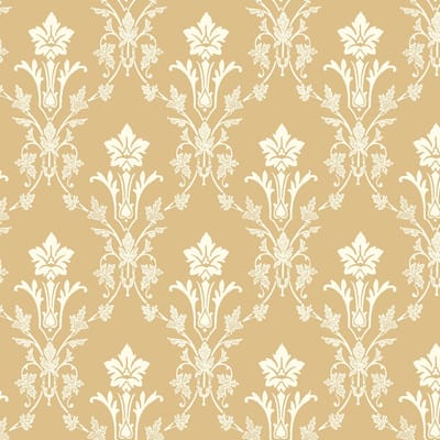 Duro Vliesbehang 677-02 - Blommor & Blad - Klassiek Geel - 53cm x 10.05m