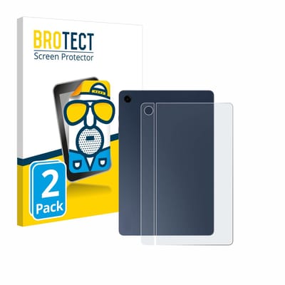 BROTECT - Screenprotector voor Samsung Galaxy Tab A9 Plus 5G (Achterkant) - Folie Beschermfolie matte 2 Stuks